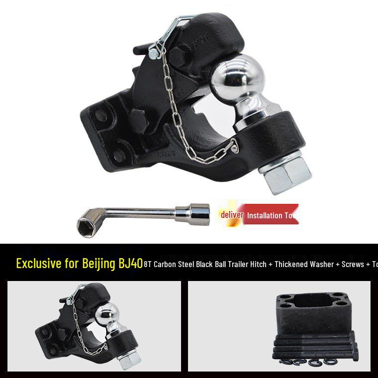 Beijing BJ40e 24-25 Model Rear Bumper Trailer Hitch with Towing Hook & Arm