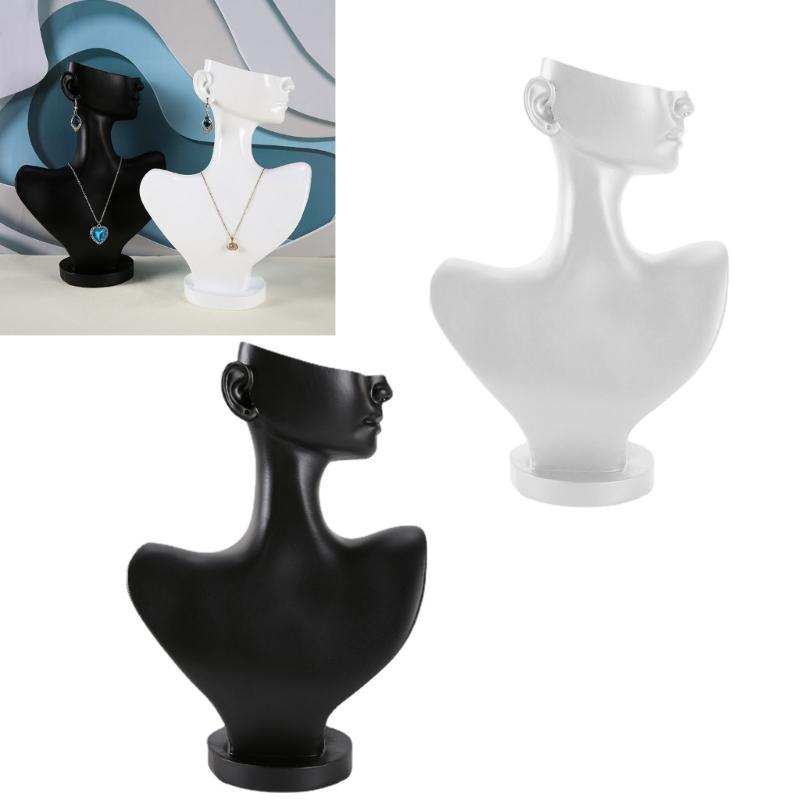 Mannequin Earring Stand Holder Organizer Resin Jewelry Display Stand for Boutique, Retail, Small Business, Trade Show