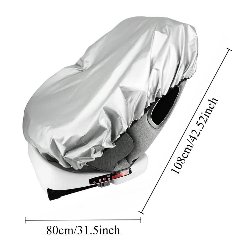 

Baby Car Seat Sun Shade Cover Blocks Out Heat & Sun UV Covers Universal Baby Travel Accessories Cool Shade Fit Baby Seat Cover Aluminizer SeatCover