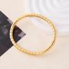 Premium Titanium Steel Gold Round Bead Bracelet - Durable, Stackable, Versatile Hand Jewelry