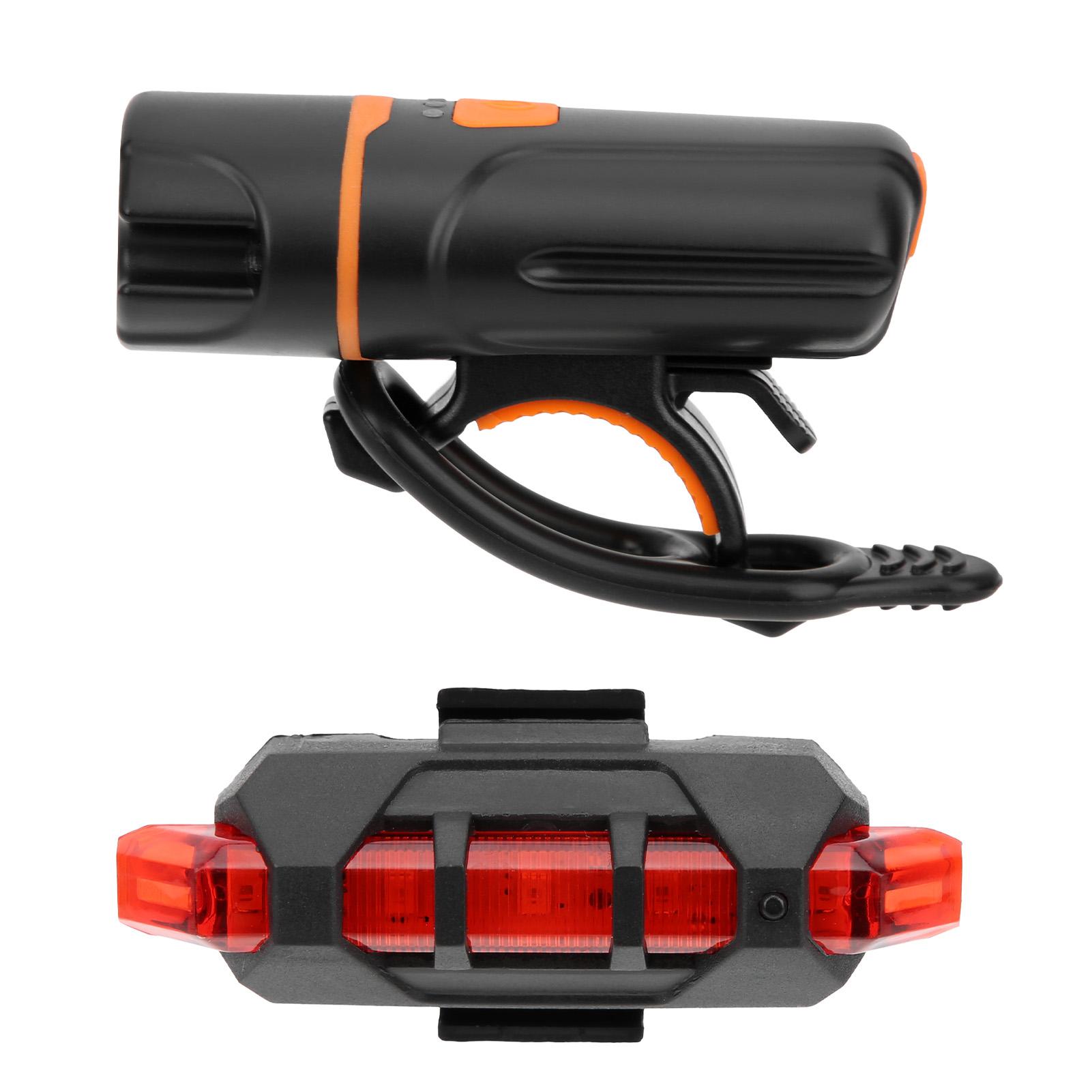 

Bike Integrated Headlight Tail Light USB Chargeable High Brightness 6 Mode Night Riding Equipment
