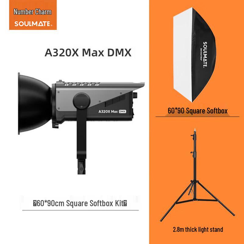 SOULMATE A320X DMX Bi-Color COB LED Video Light