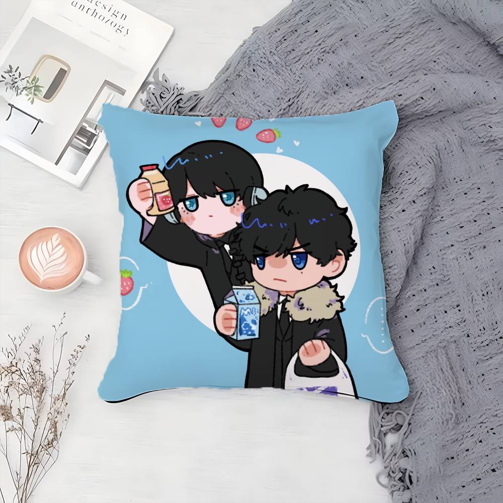 K-Kamen Rider-MT Cute Cartoon Pillow Case Printing Pillowcase Living Room Sofa Cushion Cover Bedroom Room Decor