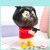 Crayon Shinchan Pvc Action Figure With Gun Robber Anime Collectible Toy For Fans
