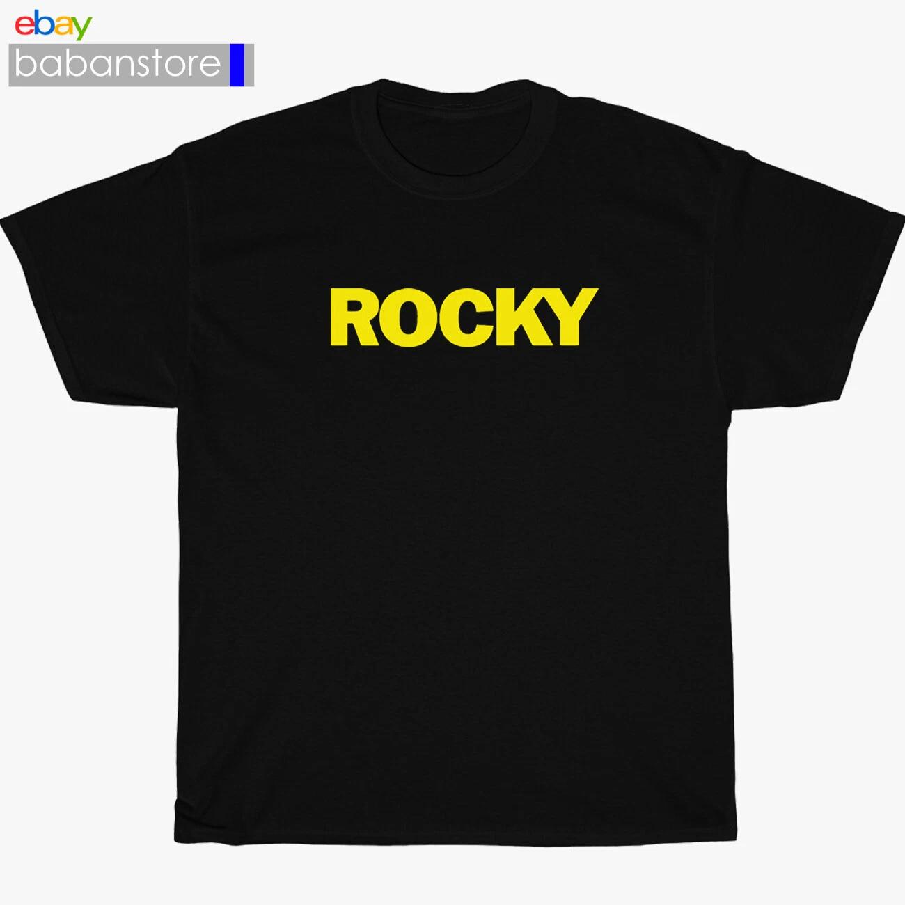 New ROCKY MARCIANO Chest Logo Black/White/Grey/Navy T shirt Size S-5XL XL