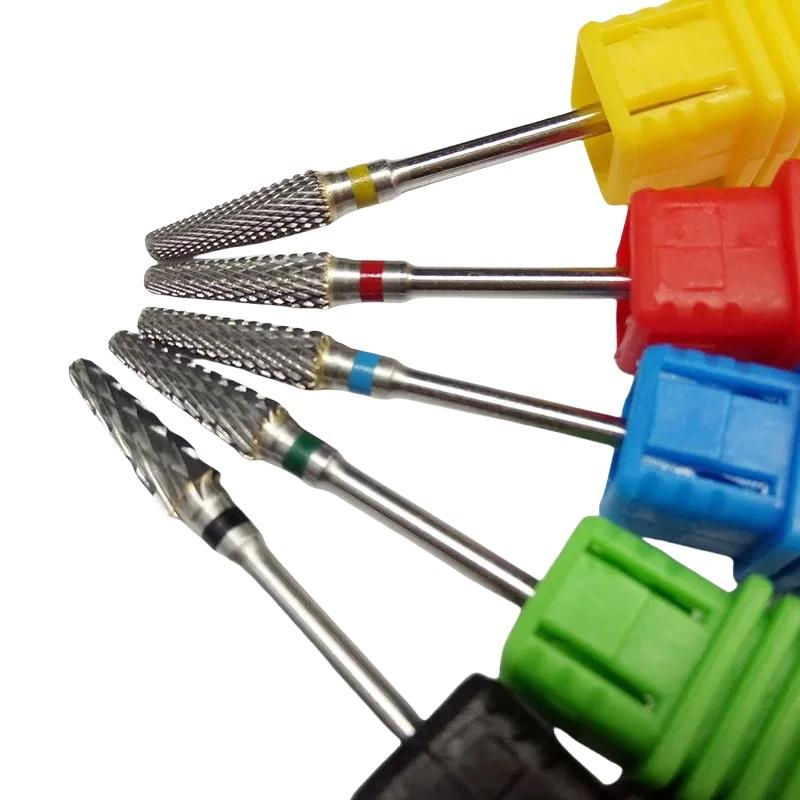 5Pcs/Set Tungsten Steel Drills Dental Tooth Polishing Grinding Head Multi-Functional Grinding Tool Drill For Dental Clinics