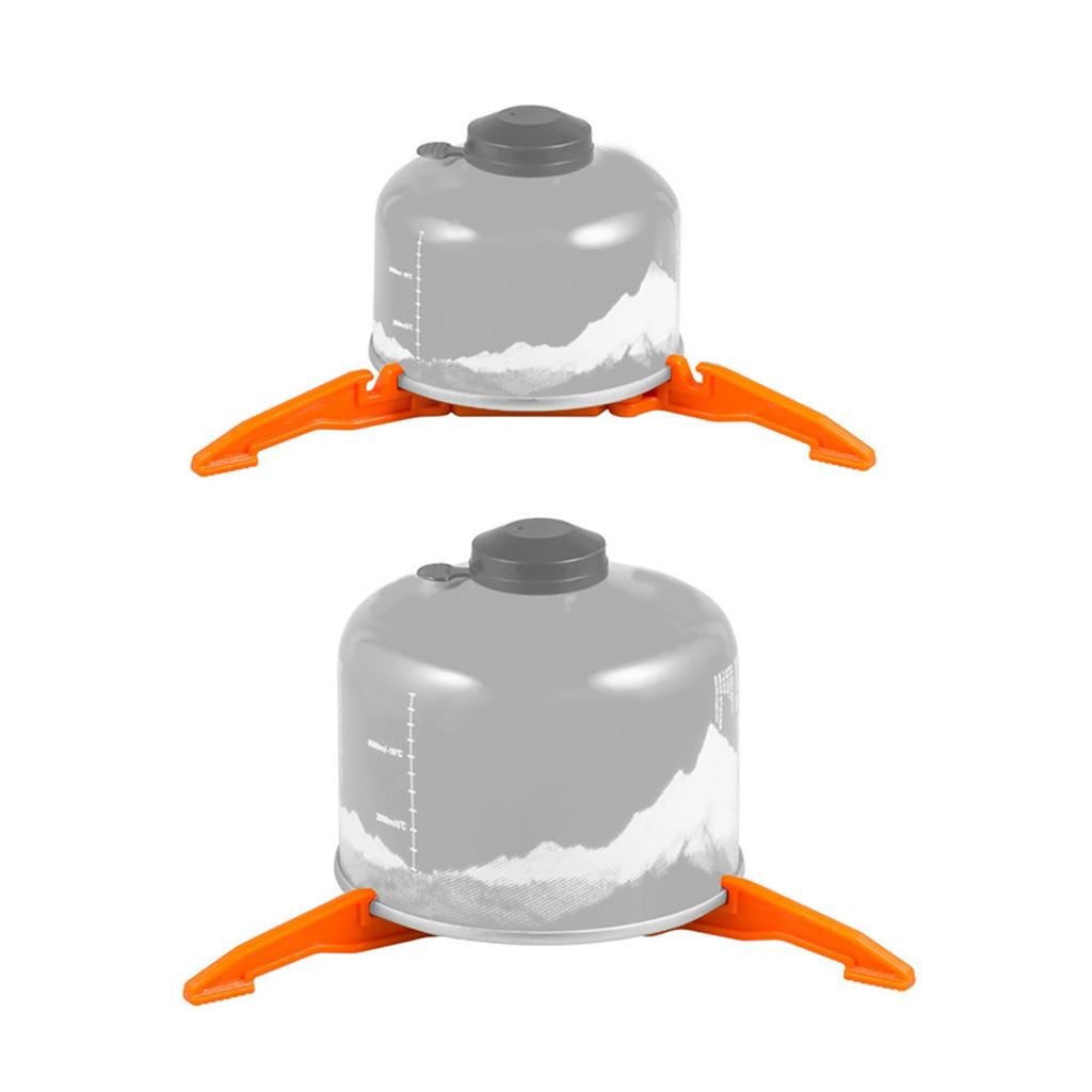 Outdoor Camping Gas Tank Bracket Hiking Bottle Shelf Foldable Stand Tripod