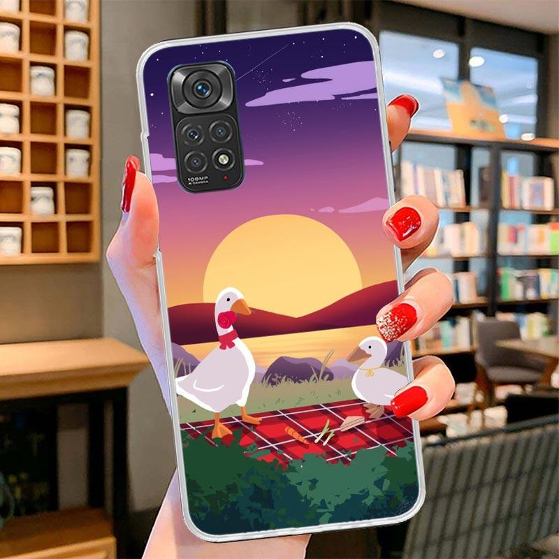 Cartoon Cute Goose Game Cover Phone Case For Xiaomi Redmi Note 15 14 13 12 11 10 Pro Plus 14S 12S 11S 11T 11E 10S Soft Fundas Sh