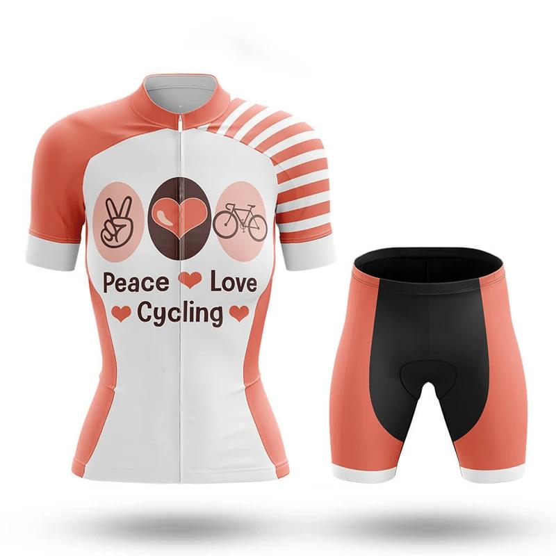 2026 Summer Breathable Cycling Suit Set  Cartoon Women's  Bike Jersey Fashion Girl Bicycle Clothes Quick-dry Mountain Bike Clothing Ciclismo Mujer