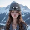 Embroidery Knitted Cap Ear Protection Beanie Hats Fashion Bonnet  Outdoor
