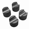 4pcs HiFi Cable Clamp Wire Bracket Aluminum Alloy Power Speaker Cable Riser Clip HiFi Cable Stabilizer Black