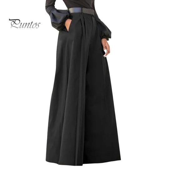 Dámské Jednobarevné Široké nohavice Kalhoty s vysokým pasem Rozšířené kalhoty Elegantní Dojíždění Neformální Dlouhé kalhoty Pracovní oděv
