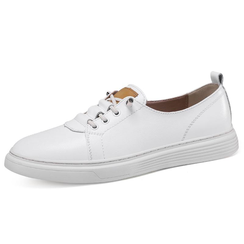 

Модная мужская спортивная обувь, универсальные повседневные кроссовки, дышащие легкие кроссовки для бега на шнуровке, теннисные туфли для вождения на плоской подошве 47 белый