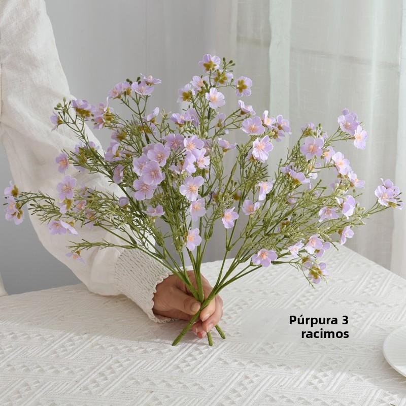 Rustic Flasket Set Artificial Flowers Dried Flowers Living Room Desktop Floral Art Decorations Small Floral Pattern Tia...