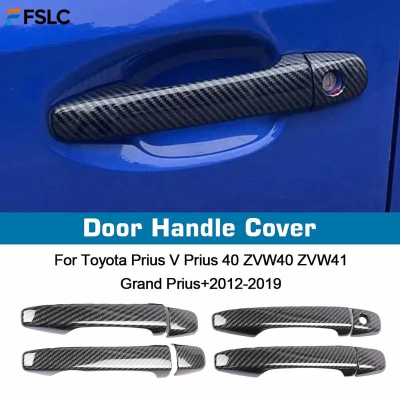 Car Decoration For Toyota Prius V Prius 40 ZVW40 ZVW41 Grand Prius+2012- Cars Accessories Carbon Fiber Exterior Styling