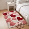 Letter Absorbent Mat Flower Door Mat Stain-resistant Bathroom Mat  Laundry Room