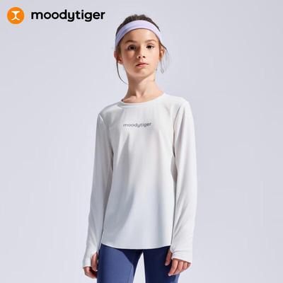 Moodytiger Girls' Long-Sleeve Athletic T-Shirt