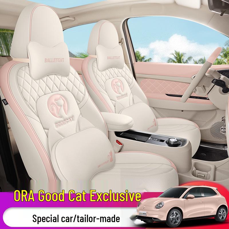 ZFL Sports Leather Seat Cushion Cover for Great Wall ORA Good Cat – All-Season Comfort