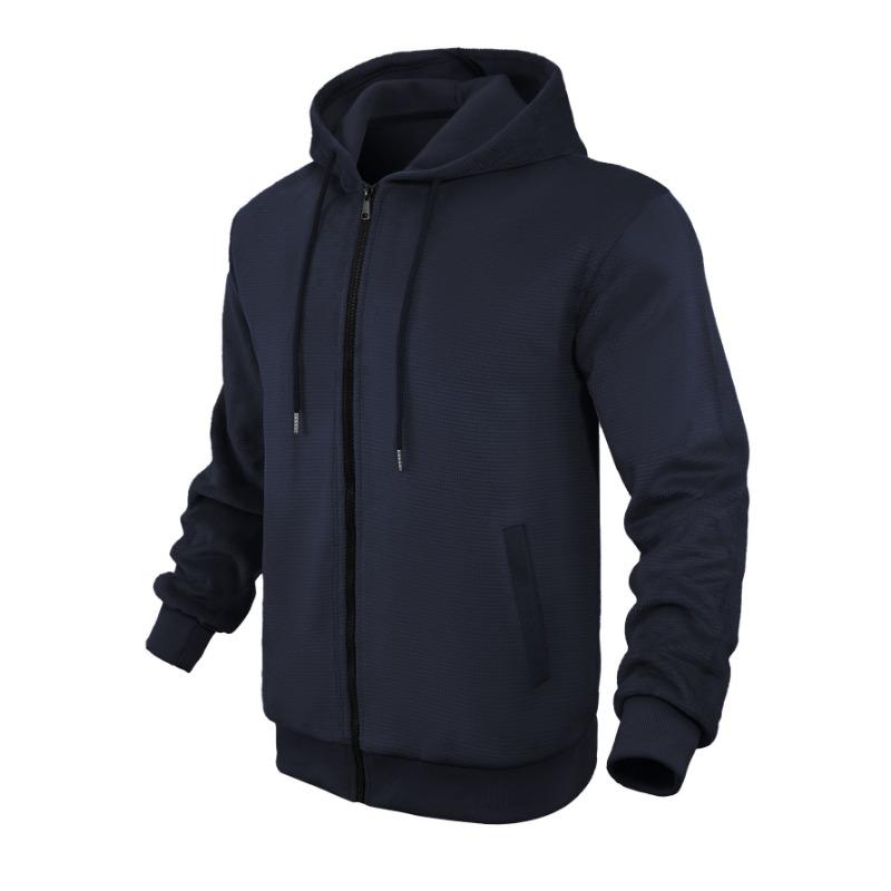 Men S Winter Fleece Zip Up Hooded Casual Sweatshirt Jacket