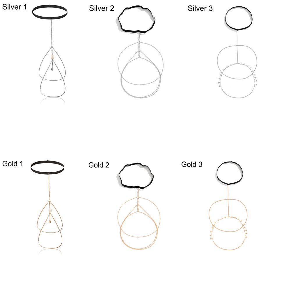 Sexy Accessories Bikini Body Accessories Beach Jewelry Multi-layers Leg Body Chain Thigh Chain