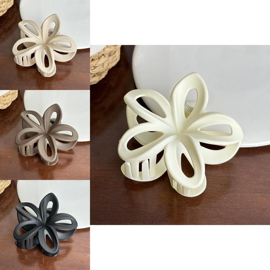 Versatile Flower Egg Hair Claw Clip In Multiple Colors For Effortless Styling And Fashion