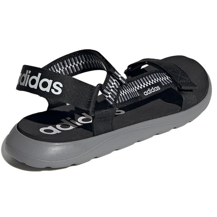 Adidas Comfort Sandal Core Black Unisex Sneakers Footwear-White Pure-Grey GV8243