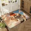 Baki the Grappler Floor Mat Soft Thickened Absorbent Non-Slip Bedroom Living Room Door Mat Home Decor Flannel Rugs