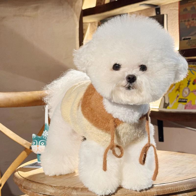 Autumn Pet Knitted Sweater Small Dog Teddy Bichon Pomeranian Yorkshire Dog Clothes Cat Autumn And Winter Clothes