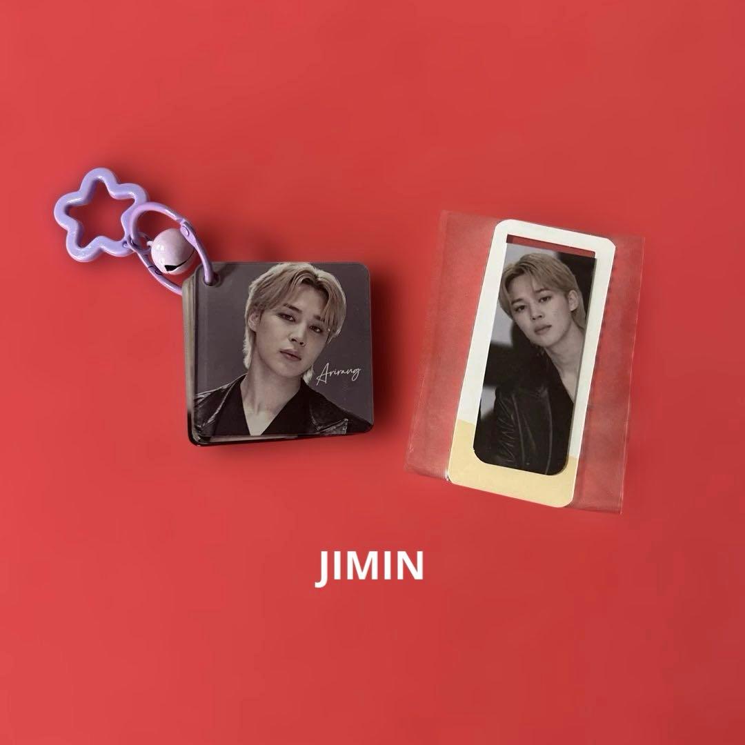[USED] BTS JIMIN Acrylic Photo Keyring & Magnetic Bookmark