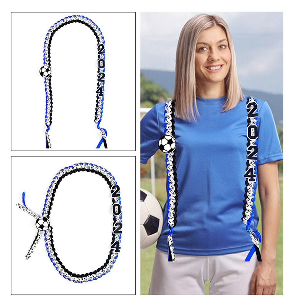 Elegant Money Holder Personalized Ribbon Leis Necklace Graduation Braided Rope Gift for School and College Graduates
