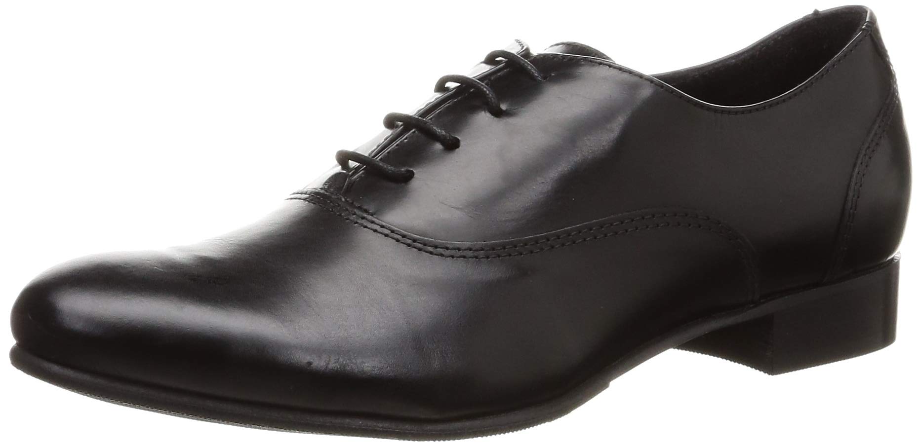 

Luca Grossi Women s Lace-Up Patent Leather Water Shoes, Black, Sizes 23.0cm-23.5cm, 2E