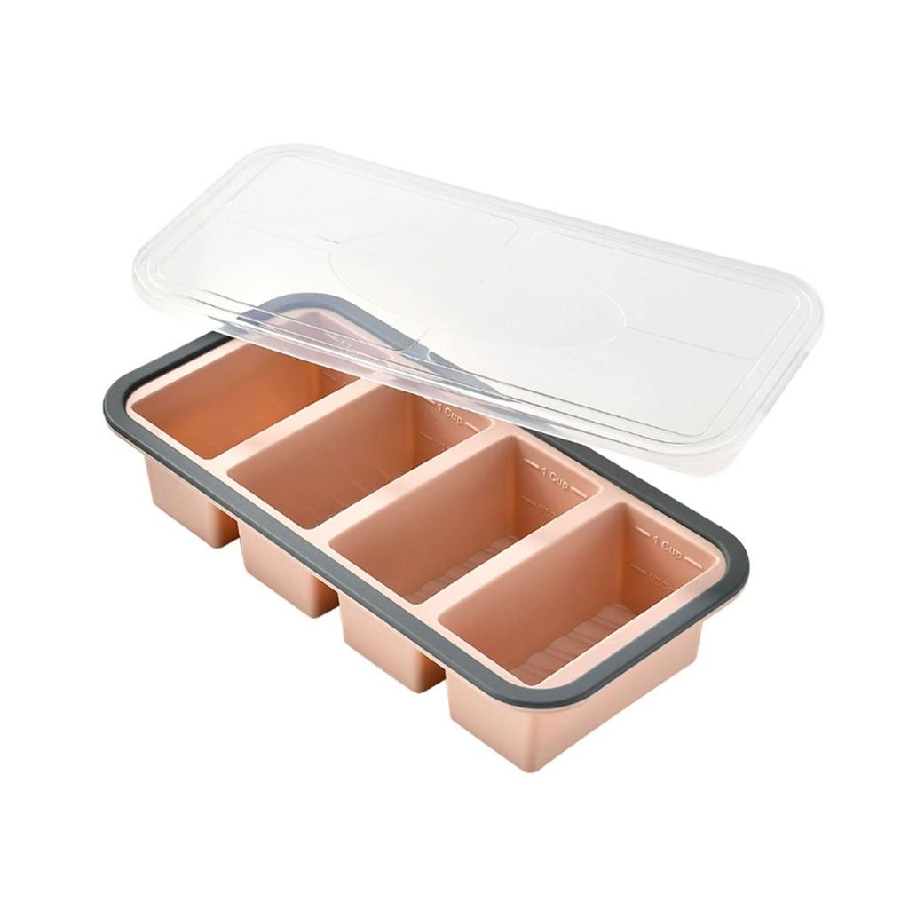 Silicone Food Storage Box - Airtight, Microwave Safe, Fridge & Kitchen Use