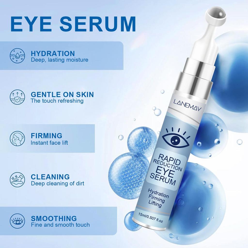 Rapid Reduction Eye Serum-Lifting & Firming-Reduce Wrinkles-Reduce Eye Bags-Suitable for All Skin Types, 15ml