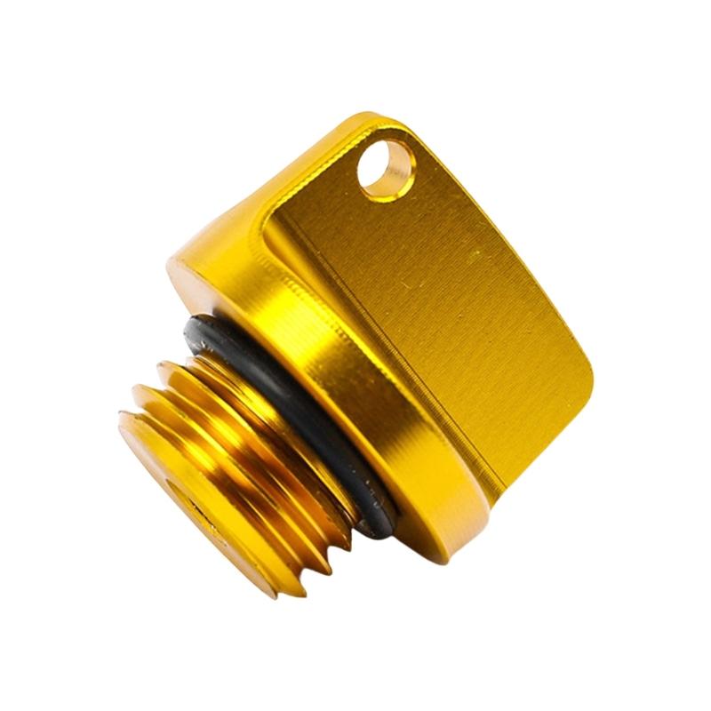 Motorcycle Oil Caps Screws, Aluminum Alloy, Leak Proof Seal Suitable for All Bikes Enhanced Sealing and Leak Prevention