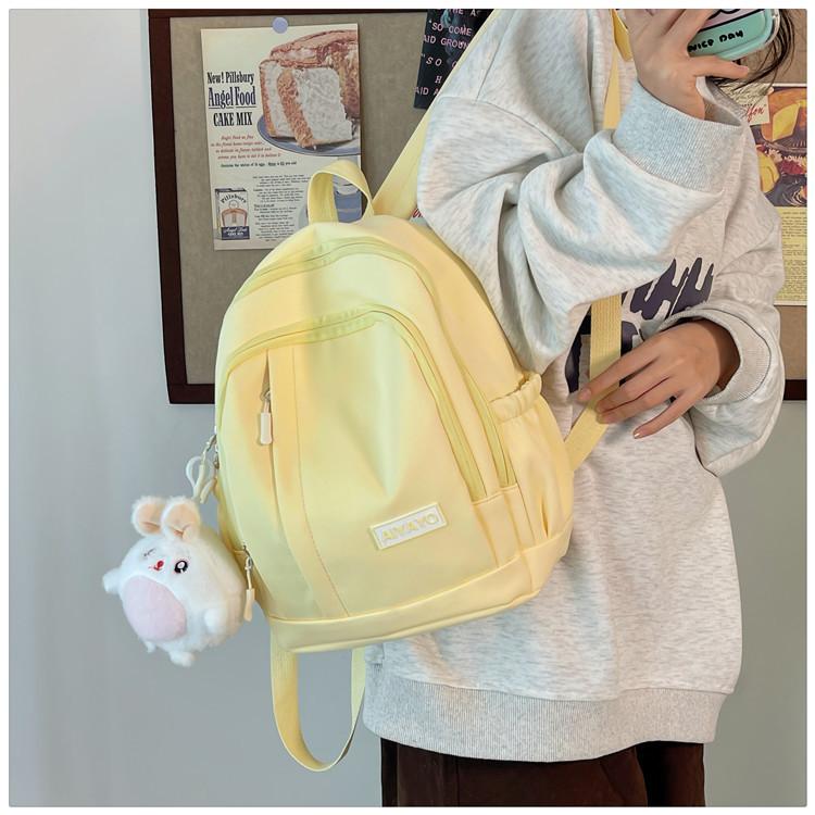 Schoolbag Kindergarten Girls and Children's Spring Outing Small Backpack Cute Girls Splicing Backpack