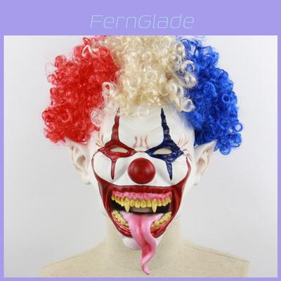 Explosive Head Clown Latex Mask For Halloween Horror Escape Room Haunted House