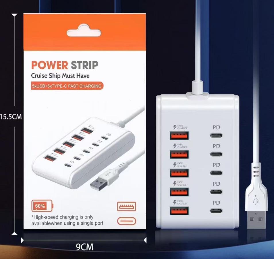 10-in-1 USB-C Multi-Port Hub Adapter Dock
