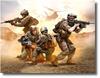 Master Box 1/35 Scale Plastic Model Kit (4 Modern American Soldiers + Dog) Middle East Military Working Dog Rescue (MB35181)