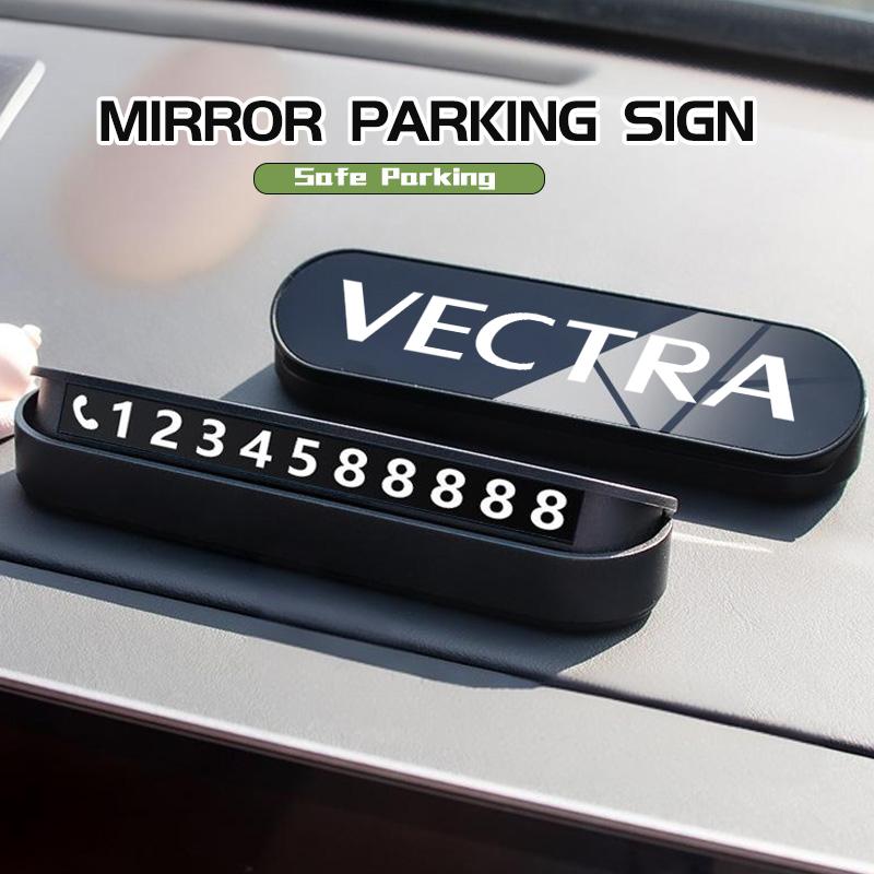 Pour voiture Opel Carte de stationnement temporaire Numéro de téléphone Support de téléphone Plaque Accessoires de style automobile Corsa Mokka Astra Cascada Adam