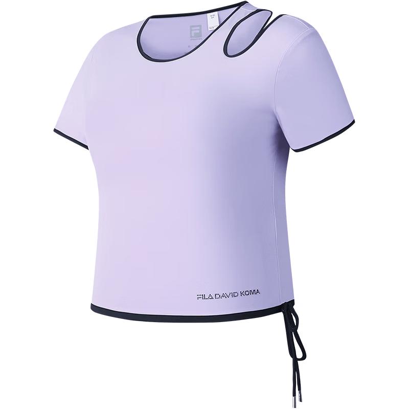 FILA Women s Slim Fit Cooling Knit Short Sleeve T-Shirt XL