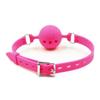 SM Gag Sex Ball with Hole Soft Rubber Gag Large, Medium and Small Full Silicone Gag Export Source Sex Gag