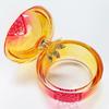 Pumpkin Shape Nail Dappen Dish for Acrylic Nails Glass Crystal Acrylic Powder Holder with Lid Dappen Dish Cup