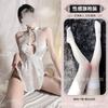 Domila Sexy Lingerie Lace Temptation Retro Cheongsam Hot Hollow Back Lace-up Large Size Uniform