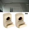 1 / 2 Stück Beige Auto Sonnenblendenclip Haken Halterung Aufhänger Ersatz Sonnenblendenhalterung 735411088 Für Fiat Grande Punto Usw
