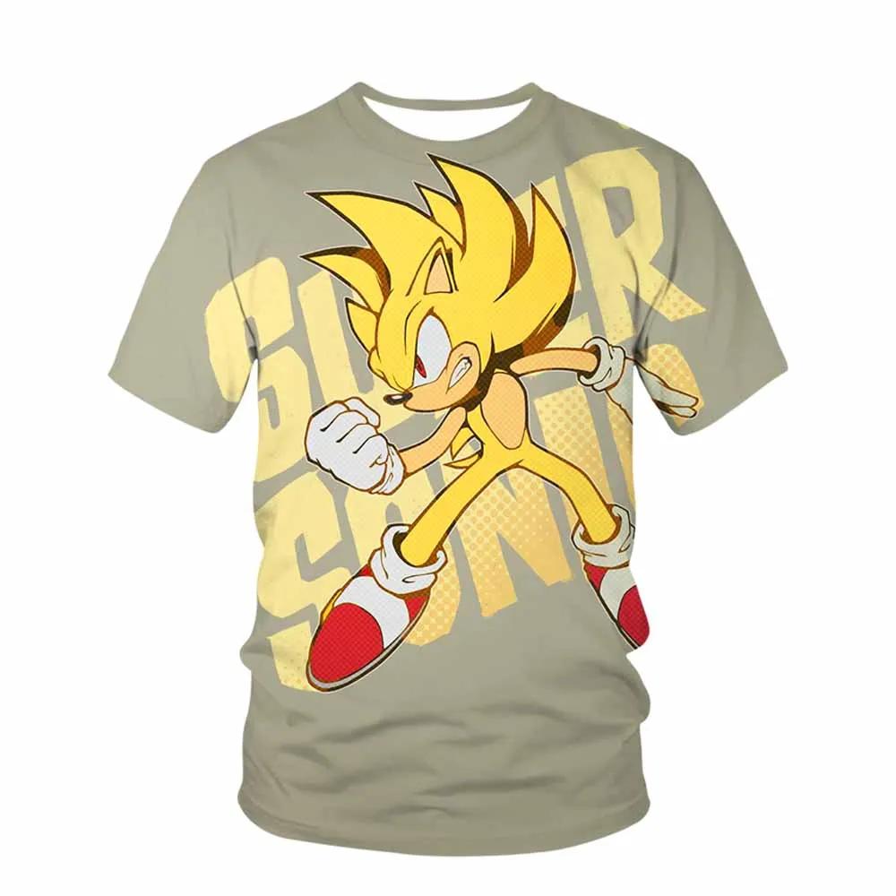 Round Neck 3D Print Fashionable Casual Short Sleeved Children's Boy T-shirts - Soft Medium Stretch Polyester Fabric Summer Relaxed Fit Clothing