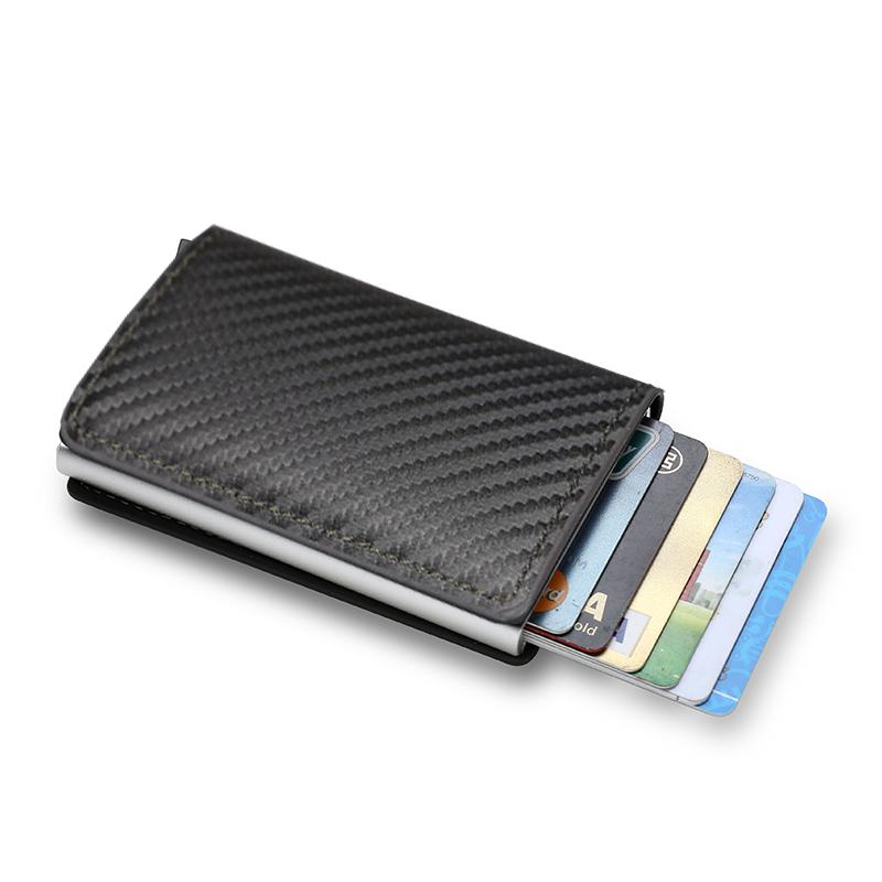 Anti Thief Rfid Credit Card Holder Smart Minimalist Wallet Men Women Slim Bank Cardholder Case Money Bag Cash Creditcard Purse