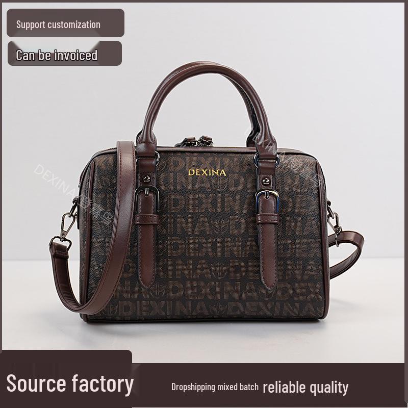 Женская ретро-сумка DEXINA: Большая вместимость, универсальная сумка через плечо и через плечо