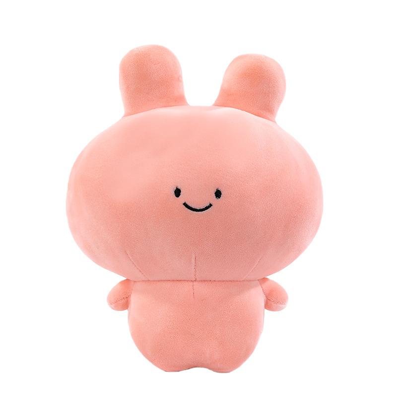 30/60cm Kawaii Asamimi Plüschtier Niedliche Spielzeuge Cartoon Rosa Hase Weiches Kuschelkissen Heimdekoration Mädchengeburtstagsgeschenk 30cm