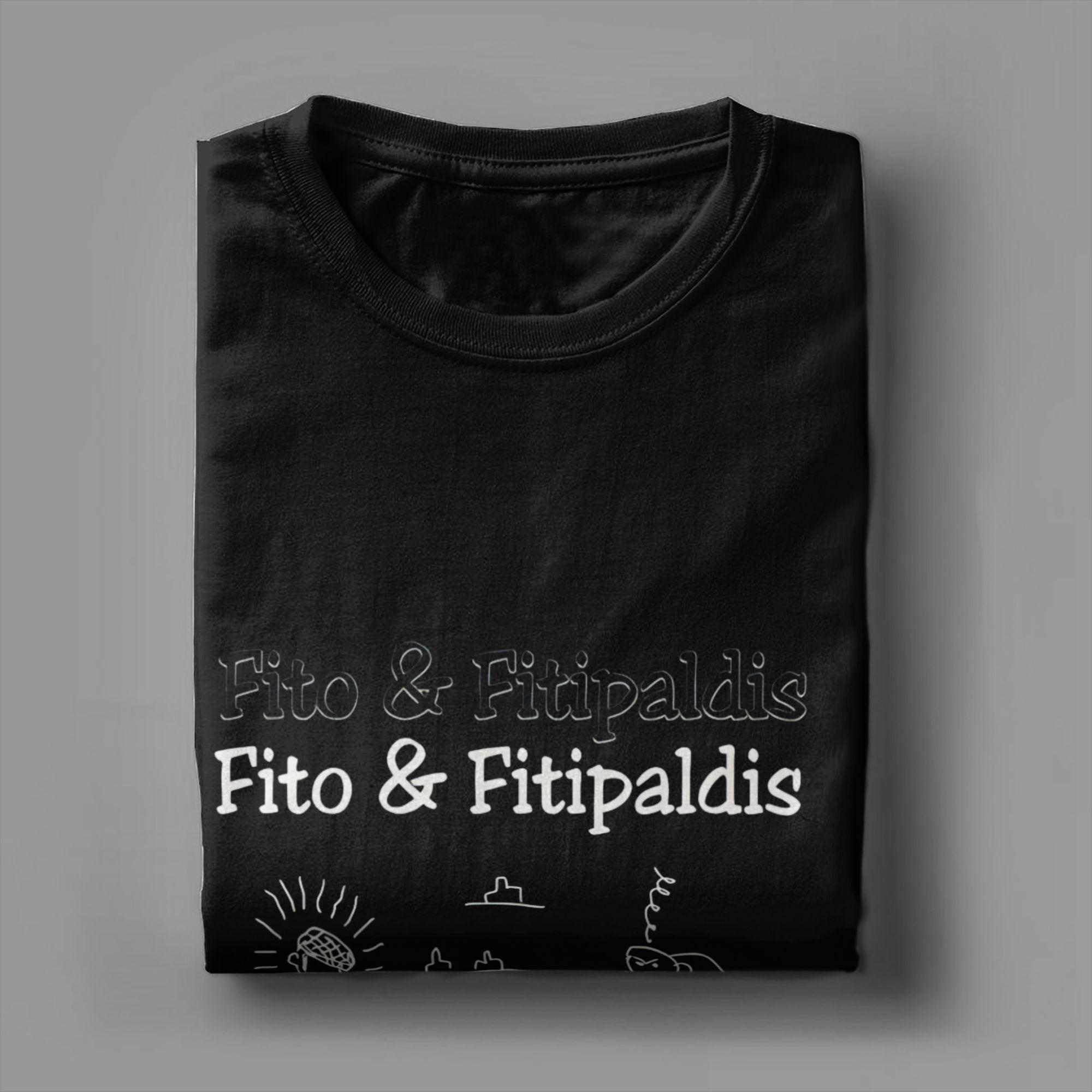 Fito & Fitipaldis T Shirt Beach 100 Cotton T Shirts For Men s Harajuku Printed Tee Shirt Short Sleeve Y2K Funny Tees - Men s... S разноцветный