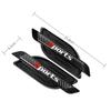 Pair Car Front Fender Side Air Vent Cover Trim Stickers Shark Gills Sports Style